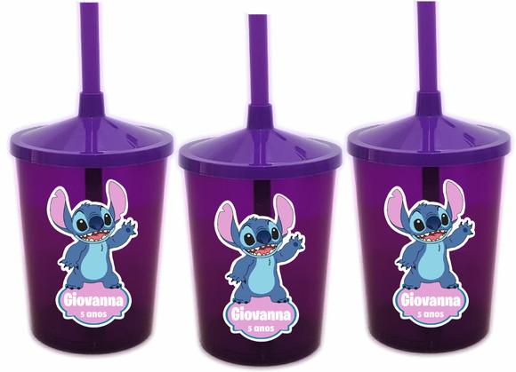 Adesivo para Copo 500ml Stich