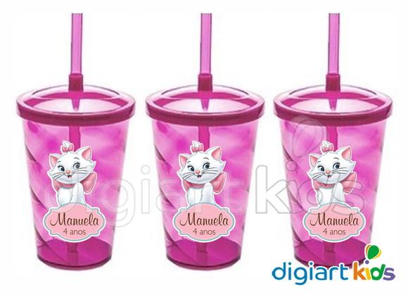 Adesivo para Copo com Canudo Shake Twister Marie