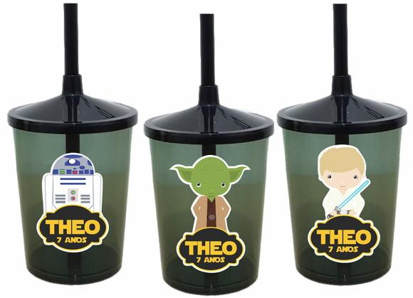 Adesivo para Copo com Canudo Twister Shake Star Wars