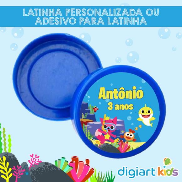 Adesivo para Latinha Baby Shark