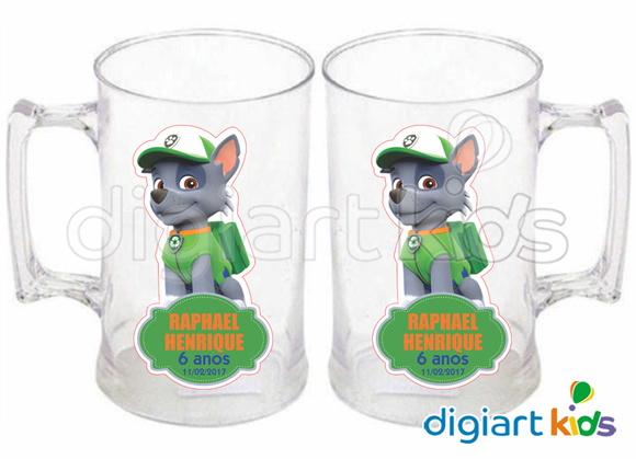 Adesivo Vinil p/ Caneca Patrulha Canina