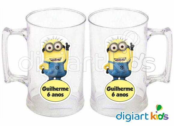 Adesivo Vinil p/ Caneca - Minions