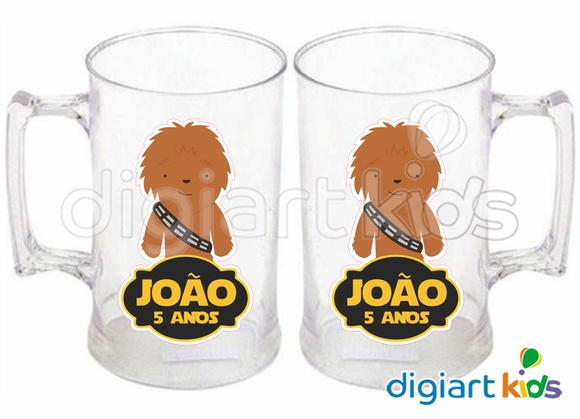 Adesivo Vinil para Caneca - Star Wars