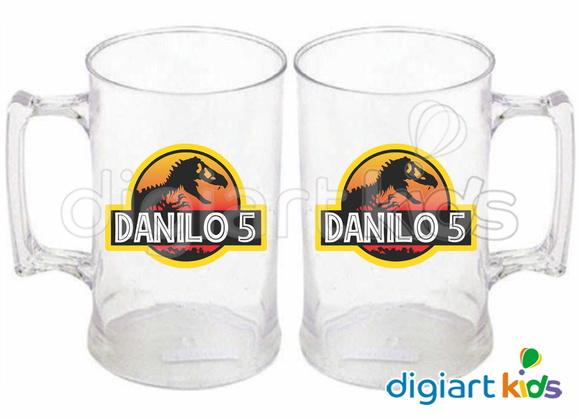Adesivo Vinil para Caneca Jurassic Park