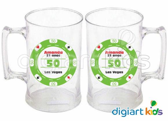 Adesivo Vinil para Caneca Las Vegas