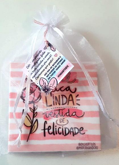 Azulejo para Mesa 10x10cm Frases Motivacionais