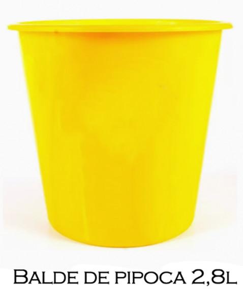 Baldinho de Pipoca Copa Brasil Grande 2,8l Pipocão