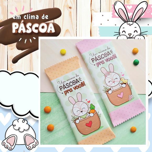 Barra de Chocolate Personalizada Páscoa