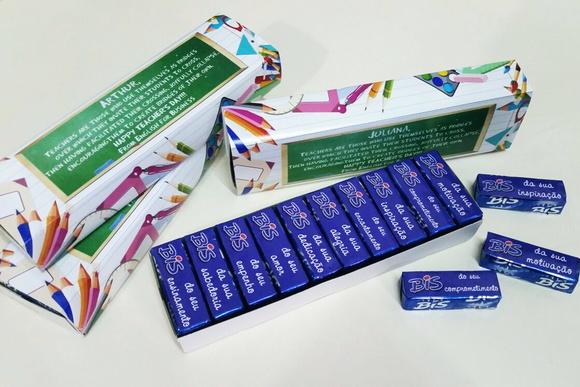 Caixa de Bis Personalizada Dia dos Professores