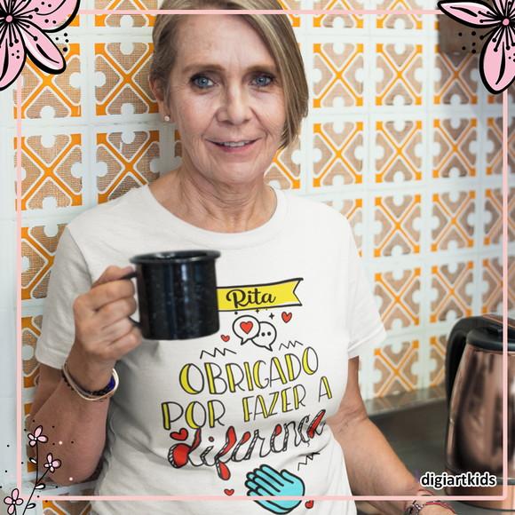 Camisa Dia dos Professores Obrigado Por Fazer a Diferença