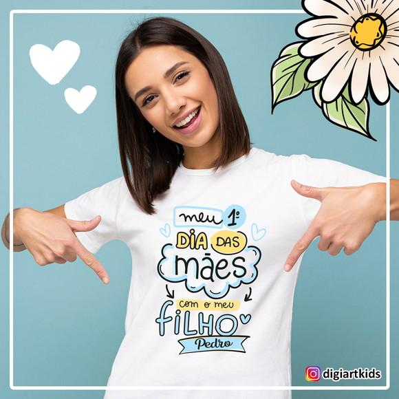 Camisa e Body Mãe e Filho - Dia das Mães