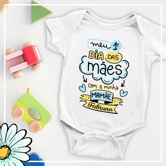 Camisa e Body Mãe e Filho - Dia das Mães