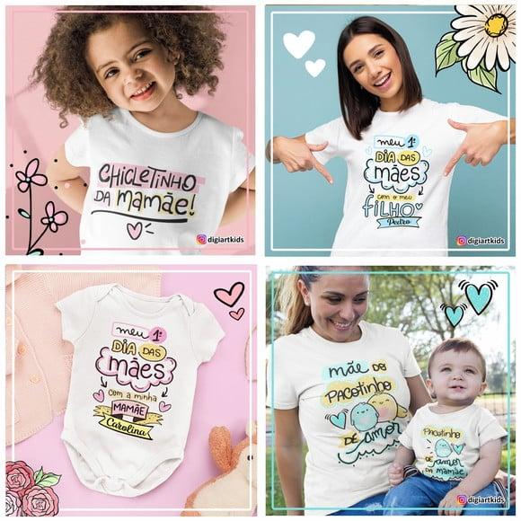 Camisa Mãe e Filho(a) - Dia das Mães