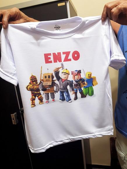 Camisa Roblox Personalizada