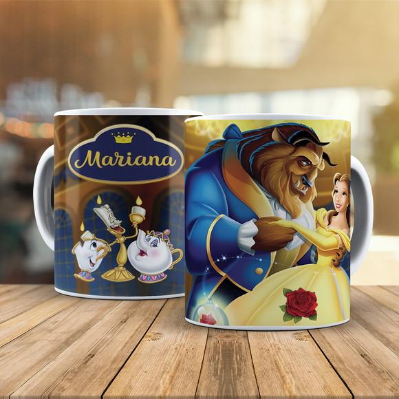 Caneca a Bela e a Fera