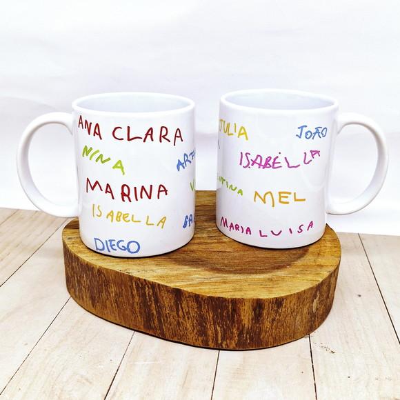 Caneca de Cerâmica com Assinaturas (reais)