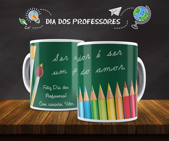 Caneca de Cerâmica Dia dos Professores