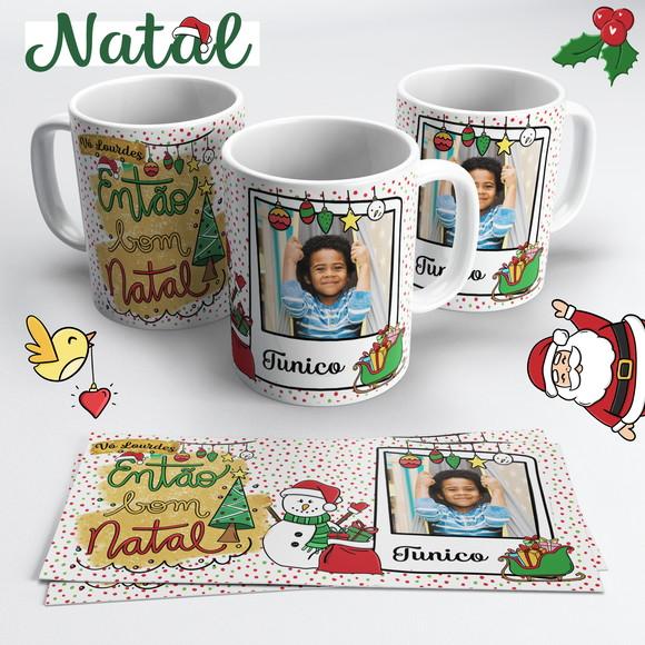 Caneca de Cerâmica Então É Natal