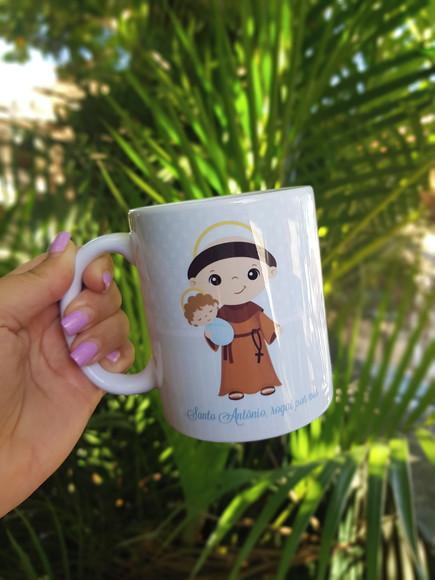 Caneca de Cerâmica Santo Antônio