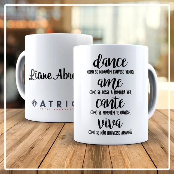 Caneca De Cerâmica Viva Como se Não Houvesse Amanhã
