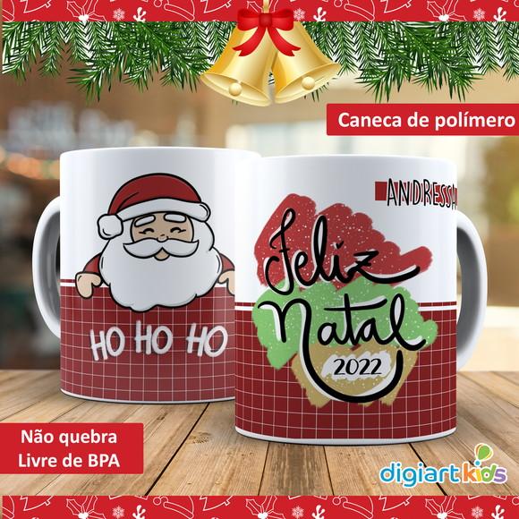 Caneca de Natal Papai Noel