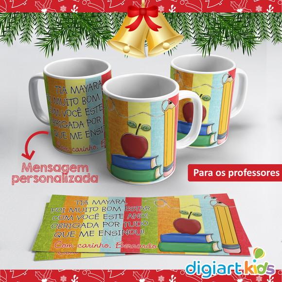 Caneca de Natal para Professores
