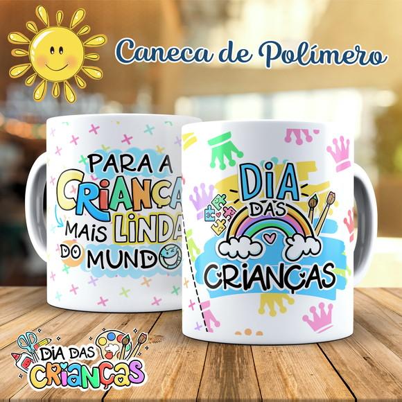 Caneca De Polímero Dia Das Crianças