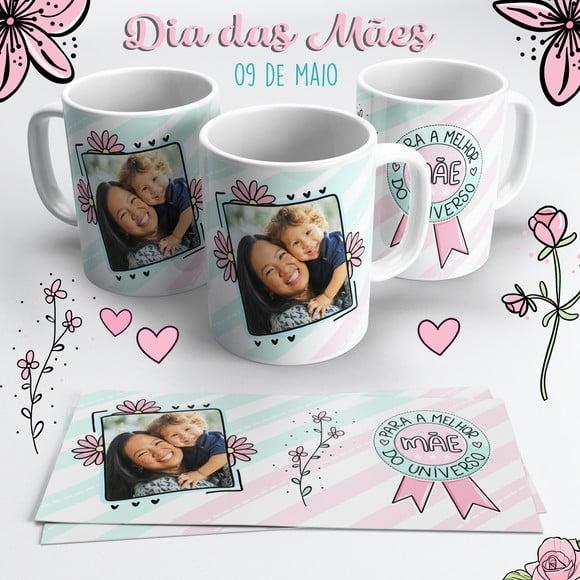 Caneca Dia das Mães com Foto - Melhor Mãe do Universo