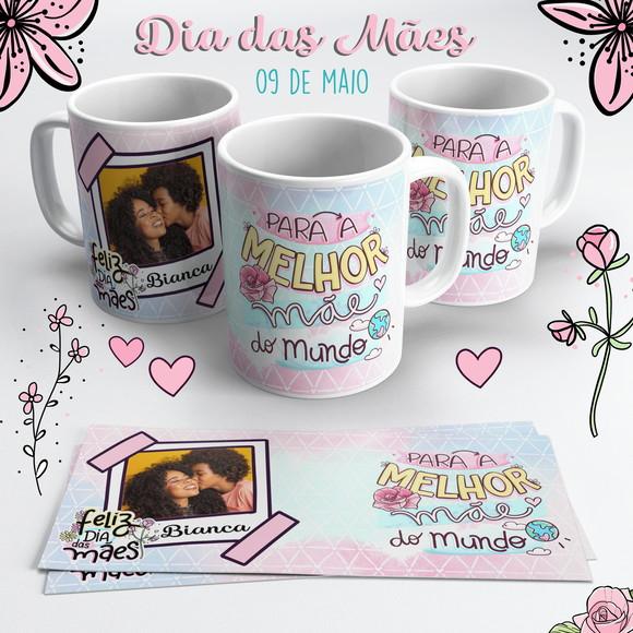 Caneca Dia das Mães com Foto - Para a Melhor Mãe