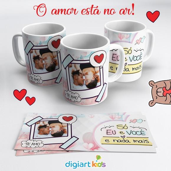 Caneca Dia dos Namorados com Foto Só eu e Você