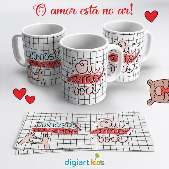 Caneca Dia dos Namorados Eu Amo Você