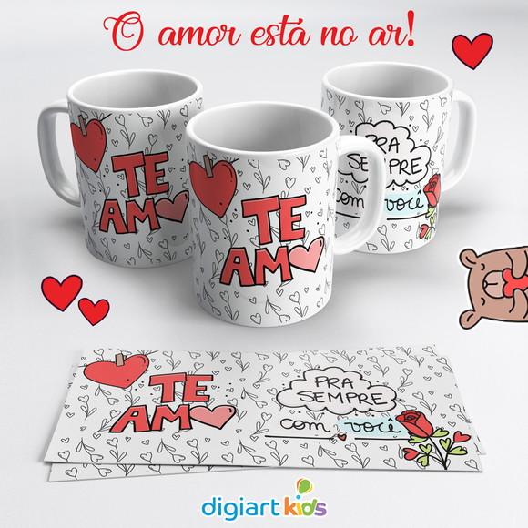 Caneca Dia dos Namorados Te Amo