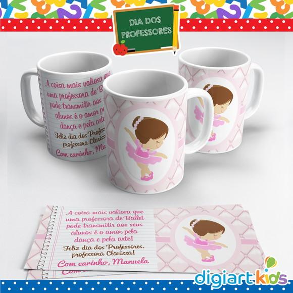 Caneca Dia dos Professores Ballet