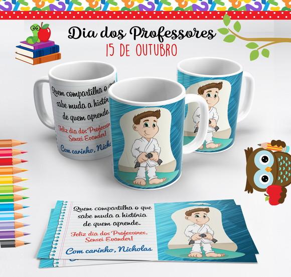 Caneca Dia dos Professores Judô Menino