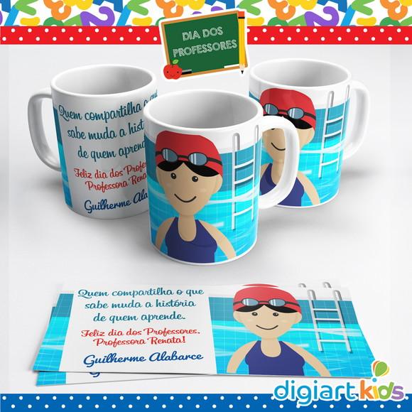 Caneca Dia dos Professores Natação