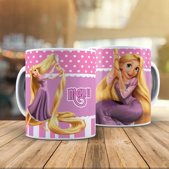 Caneca Enrolados Rapunzel