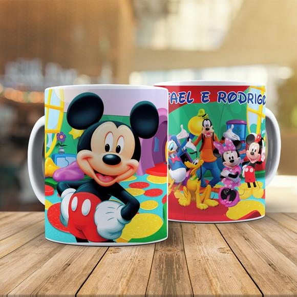 Caneca Mickey e Amigos Casa do Mickey