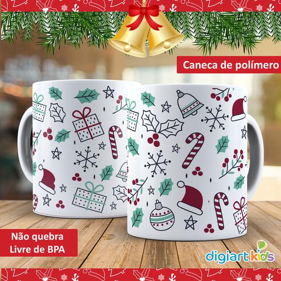 Caneca Natal com Logo