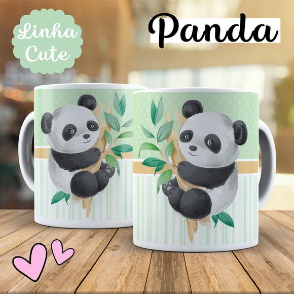 Caneca Panda Cute Verdinho