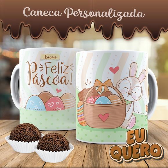 Caneca Personalizada Páscoa Cute