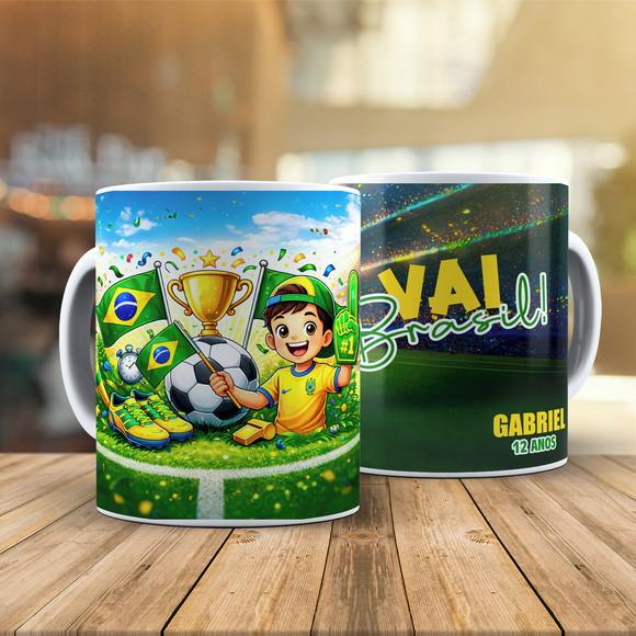 Caneca Torcedor Brasil