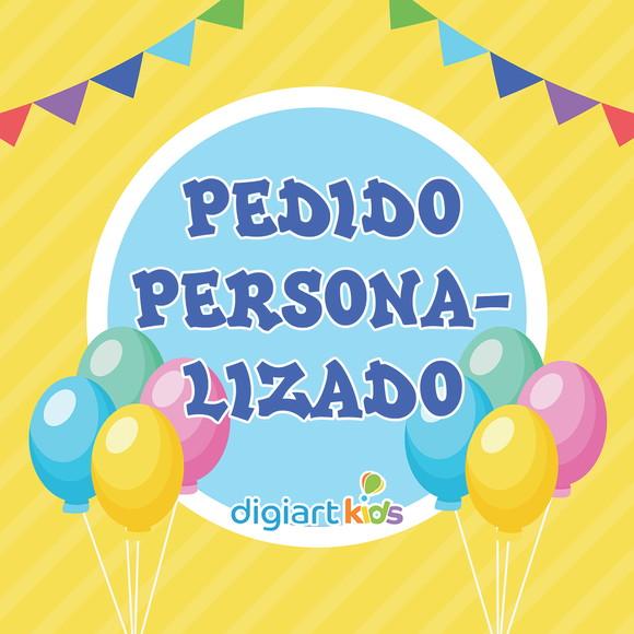 Conjunto de 5 Placas Personaizadas