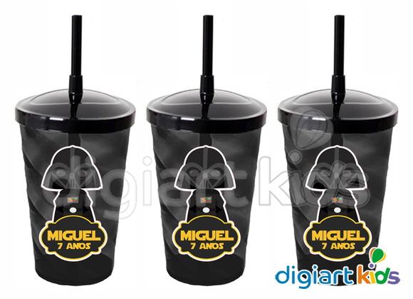 Copo com Canudo Shake Twister Star Wars