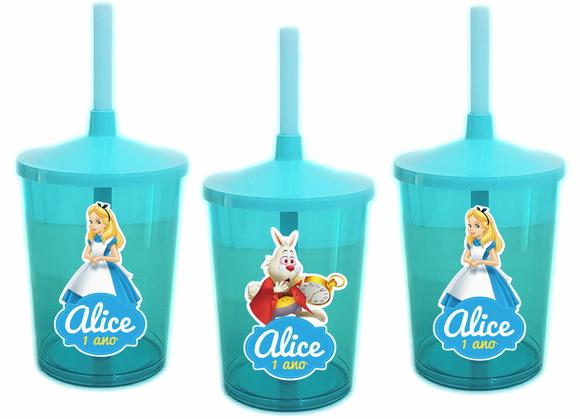Copo Shake Twister Alice e Coelho