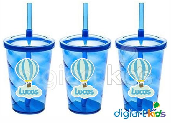 Copo Shake Twister Balão