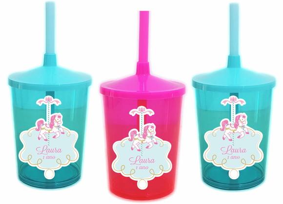 Copo Shake Twister Carrossel