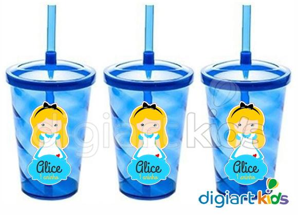 Copo Shake Twister Chapeleiro Alice