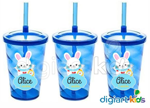 Copo Shake Twister Coelho da Alice