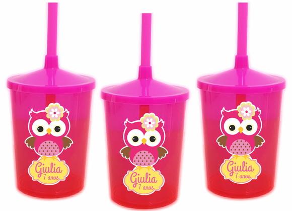 Copo Shake Twister Coruja
