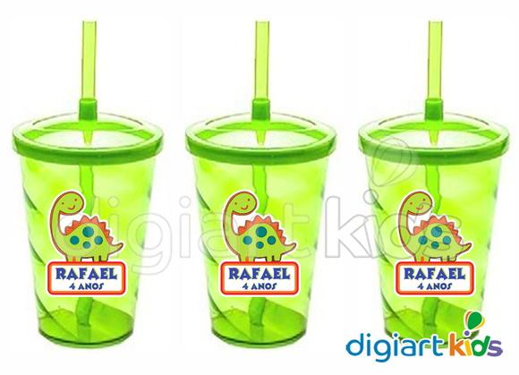 Copo Shake Twister Dinossauro